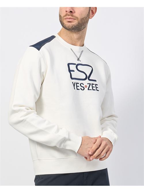 Felpa uomo Yes Zee con logo a contrasto YES ZEE | F829-SD000107